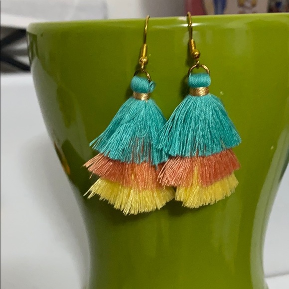 Multicolored earrings - Picture 4 of 4